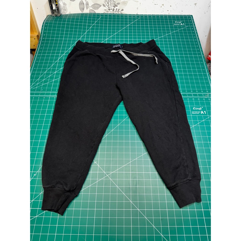 American Eagle Skinny Slouch Jogger Womens XL Black Fleece Sweatpants AEO Jogger